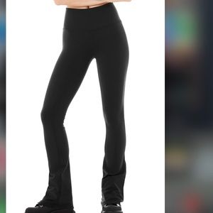 ALO Yoga Airbrush High-Waist 7/8 Bootcut Legging, L black